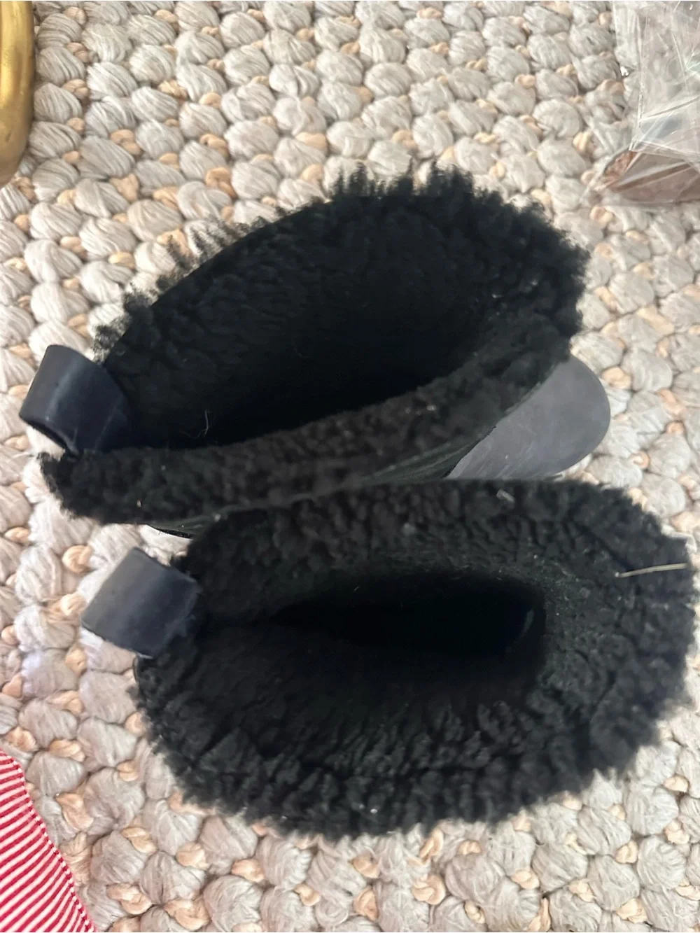 No 6 black and black 5 inch clog boot size 38